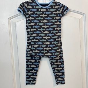 Kickee pants pajama set 3T